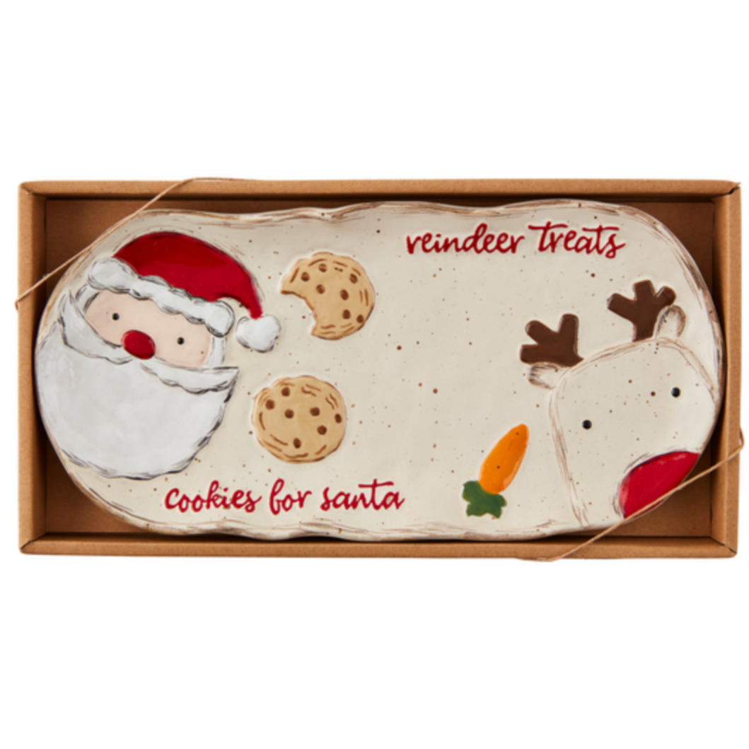 Santa & Reindeer Christmas Eve Treats Platter