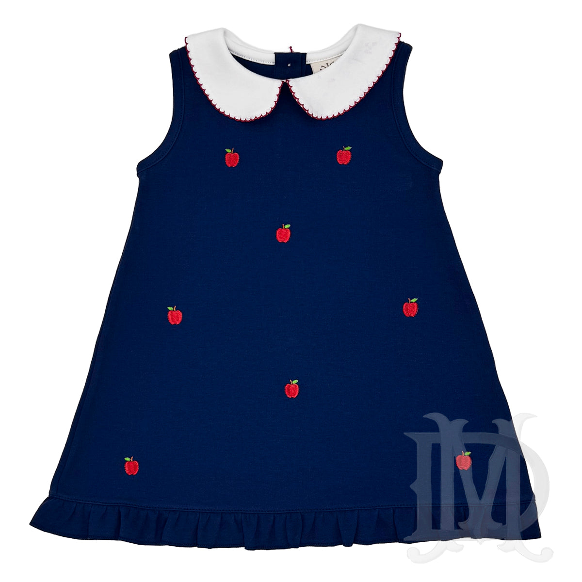 Luigi Kids Girl's Scattered Apples Dress