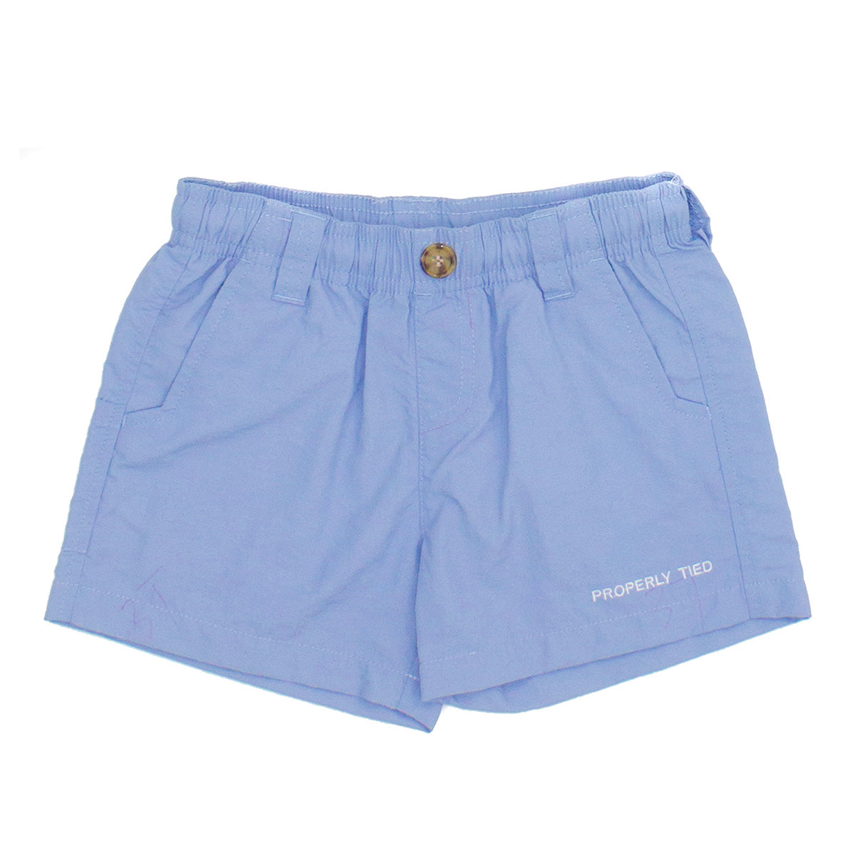 Properly Tied Toddler Boy's Sky Blue Mallard Shorts