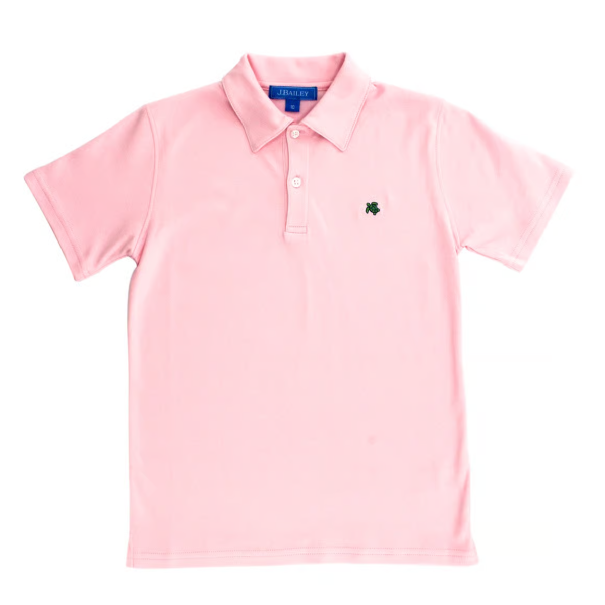 J. Bailey Boys Short Sleeve Sorbet Pink Polo Shirt