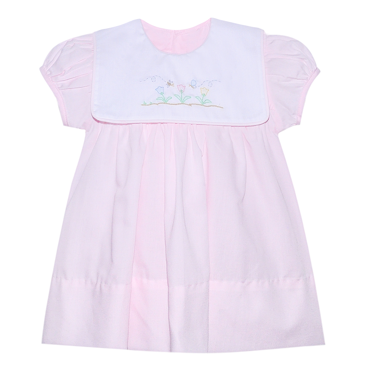 Girl's Spring Flowers Pink Dress