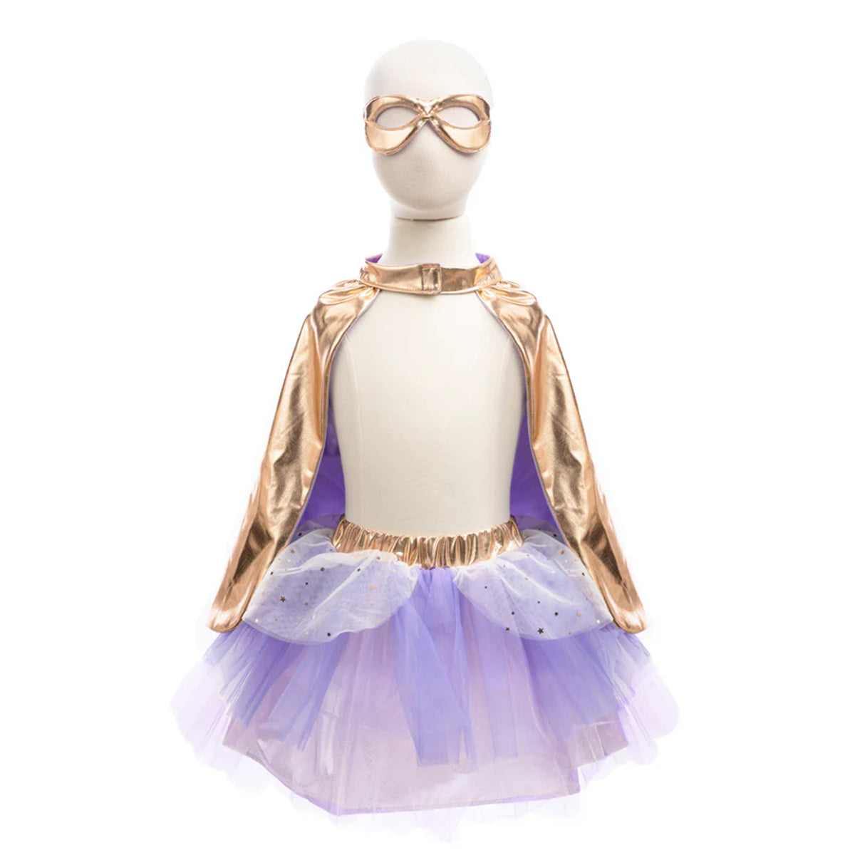 Rose Gold & Lilac Super Duper Tutu, Cape and Mask