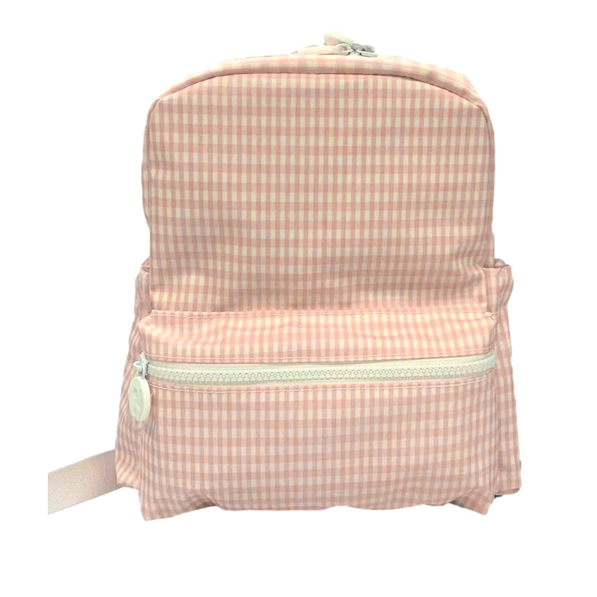 TRVL Design Toddler Backpack Taffy Pink Check Mini Backer