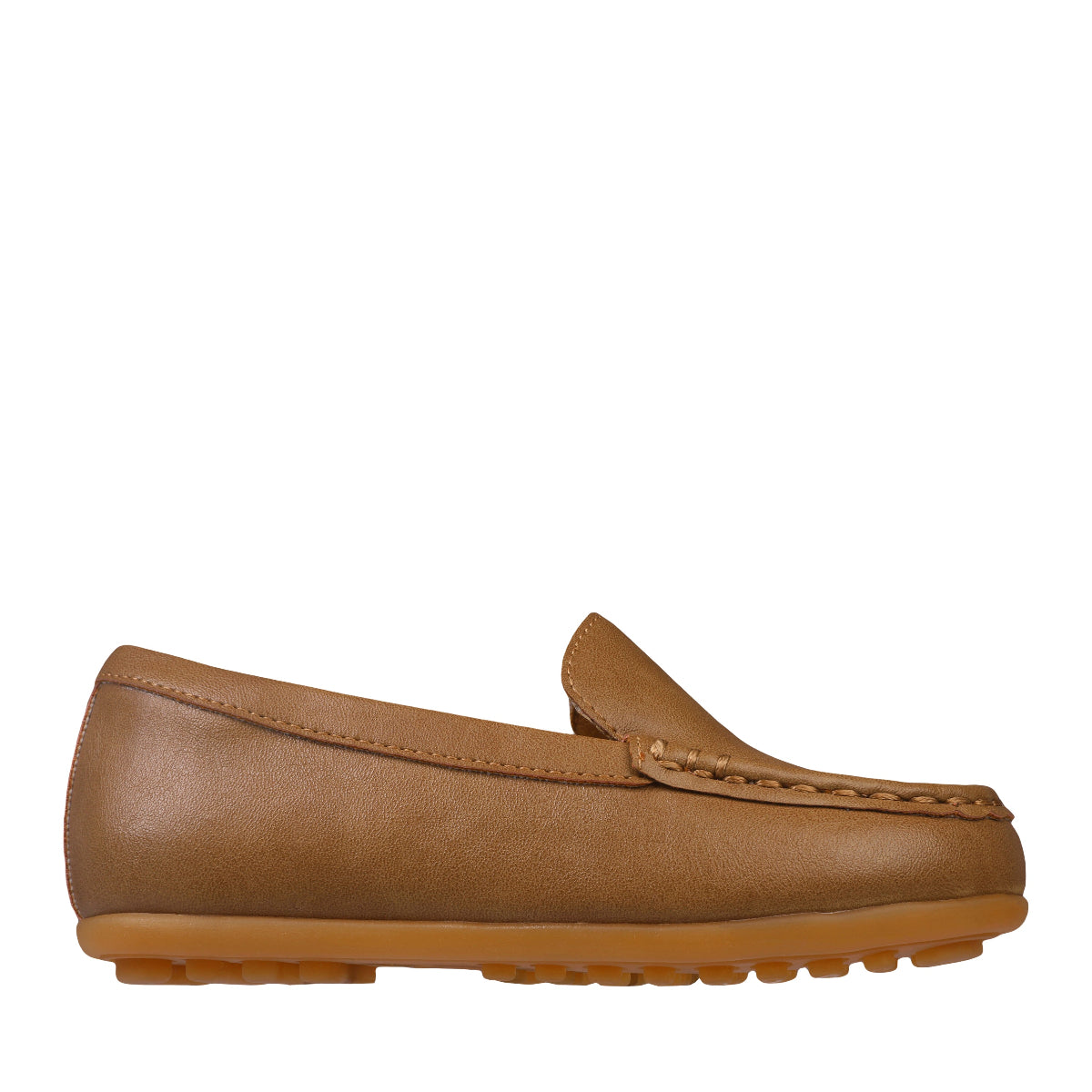 Boys Leather Tan Thaddeus Moc