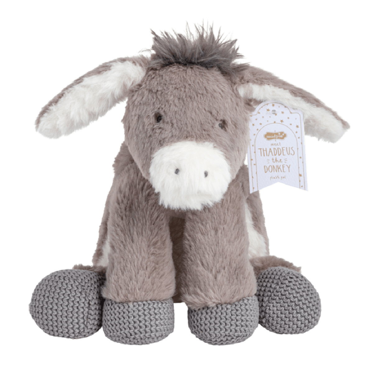 Plush donkey kid's stuffed toy.