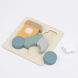 My First Vehicles Wooden Puzzle Train