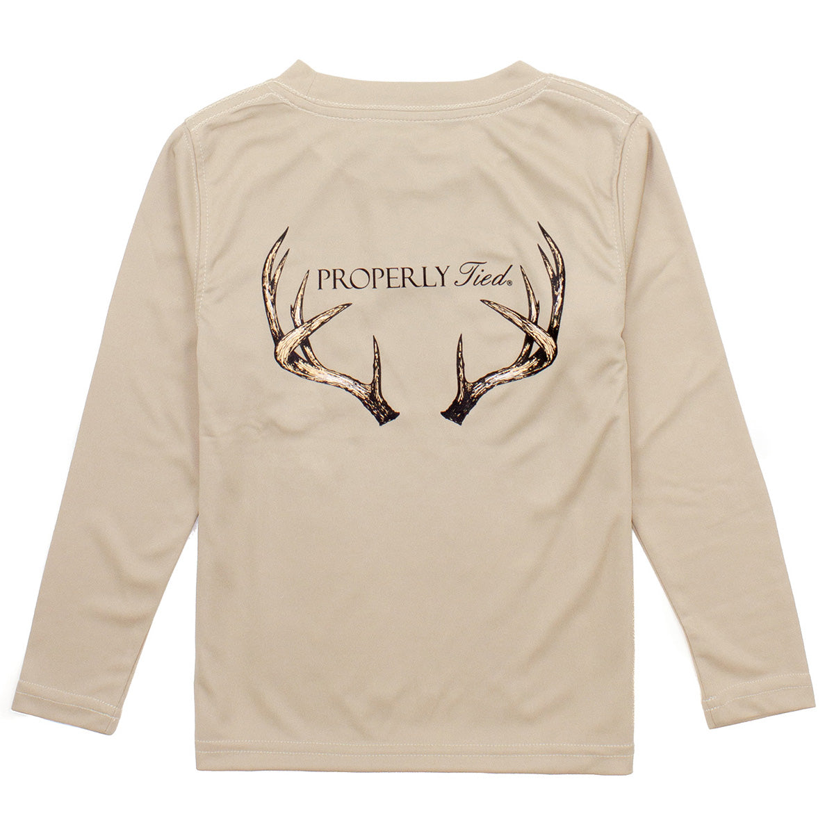 Boy's Vintage Antler Performance Tee Shirt