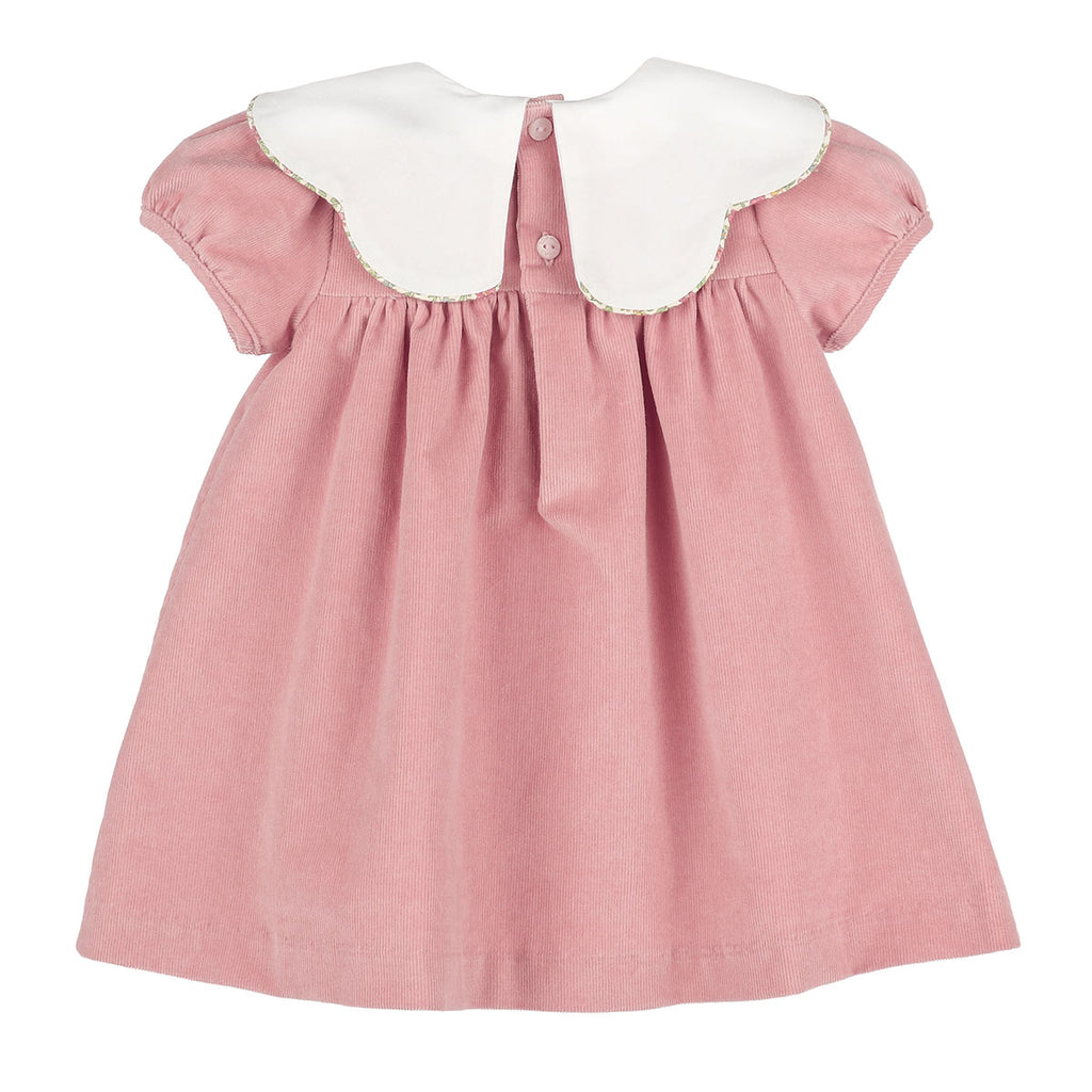 Vintage Rose Corduroy Dress