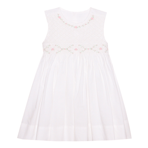 Girl's Smocked Bodice Sleeveless Dress