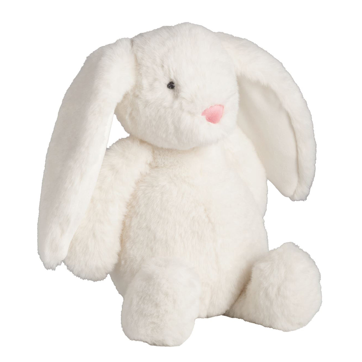 Cream white medium sized bunny rabbit plush toy