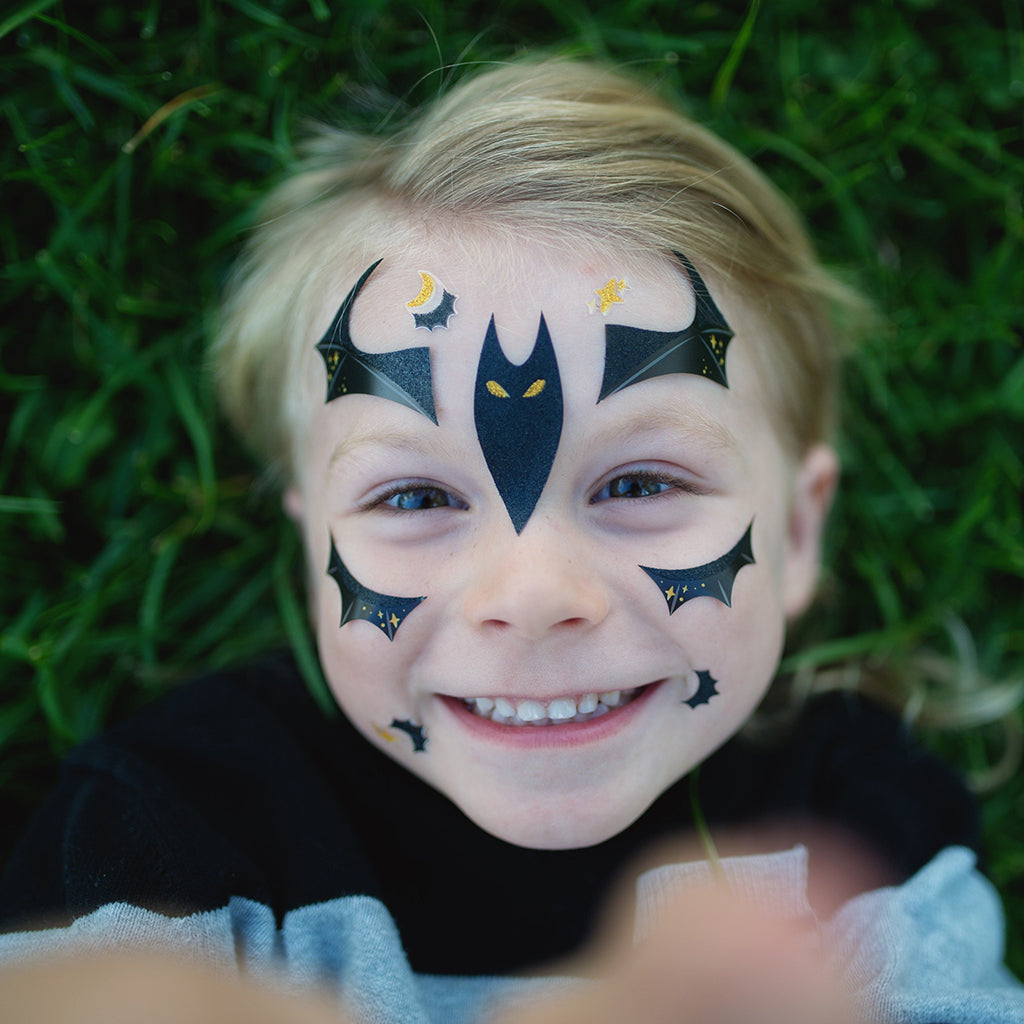 Batman Face Stickers - Madison-Drake Children's Boutique