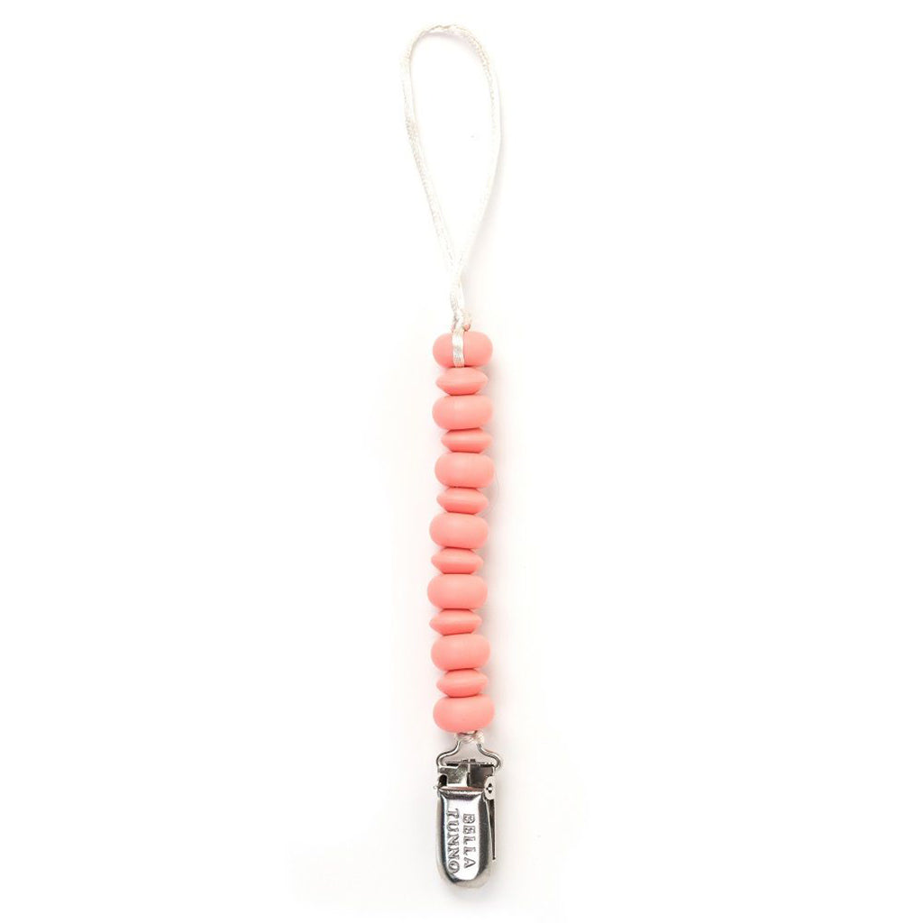 Silicone Pacifier Clip - Pink