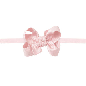 Beyond Creations Light Pink Baby Headband with Bow