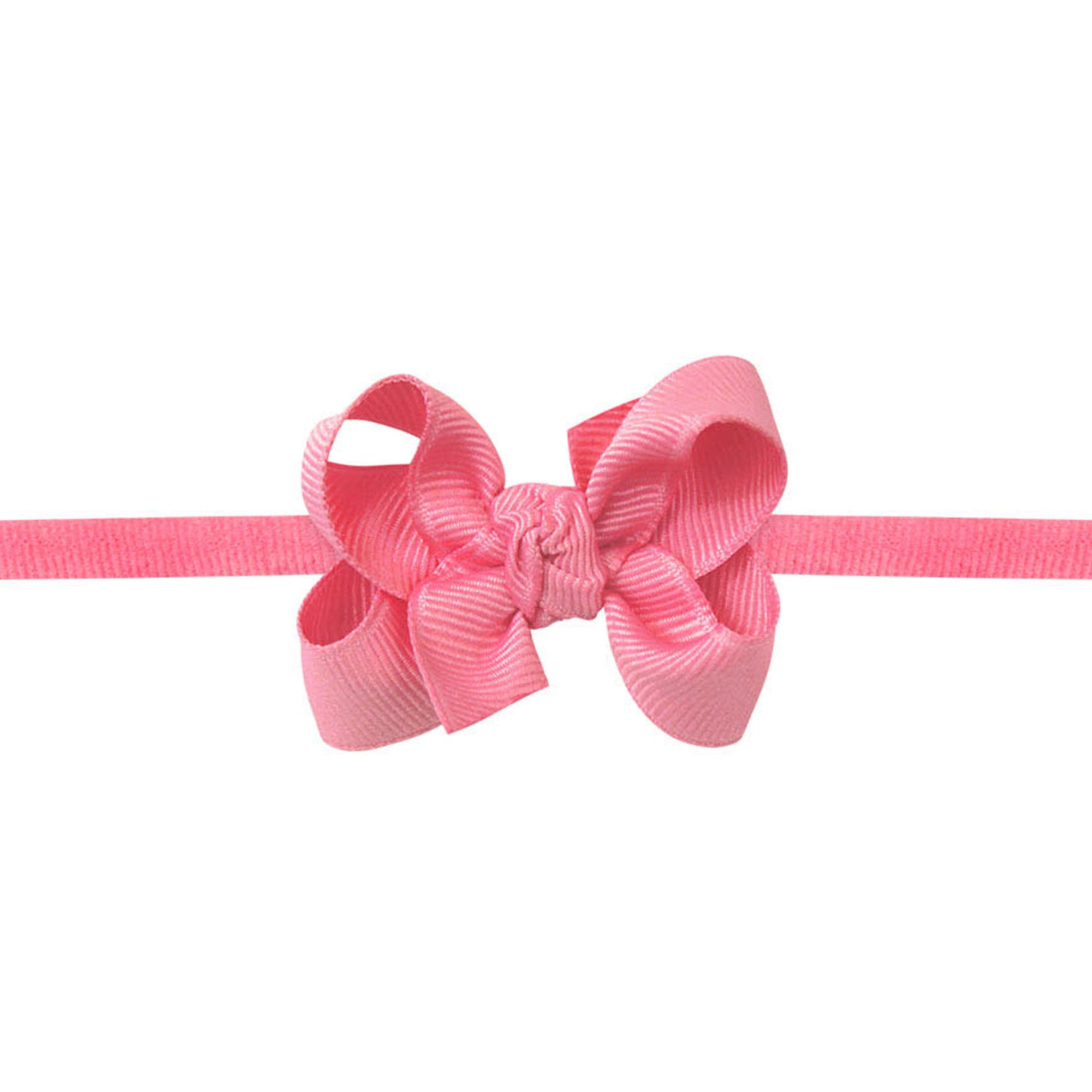 Beyond Creations Hot Pink Baby Headband with Bow