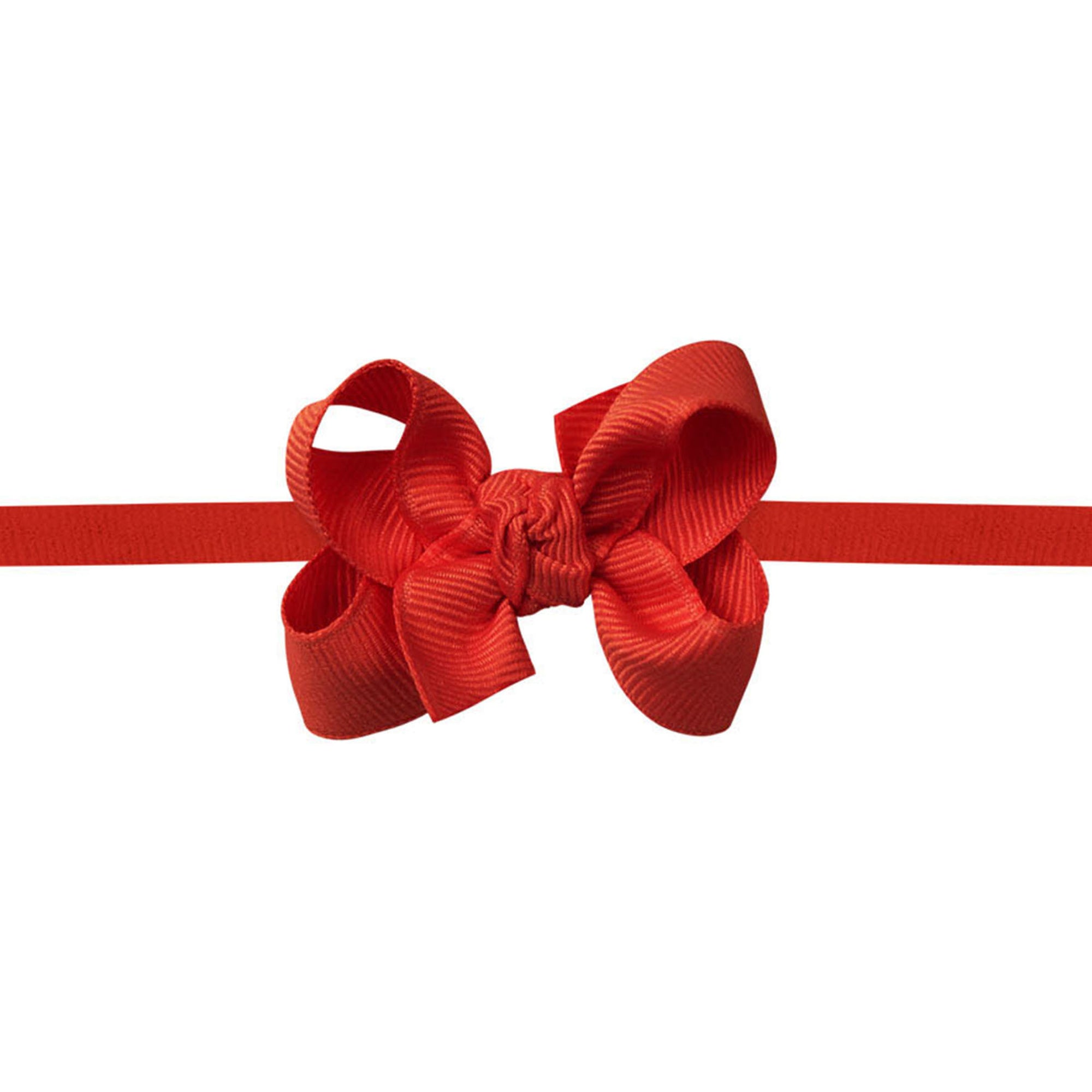 Beyond Creations Red Baby Headband with Bow