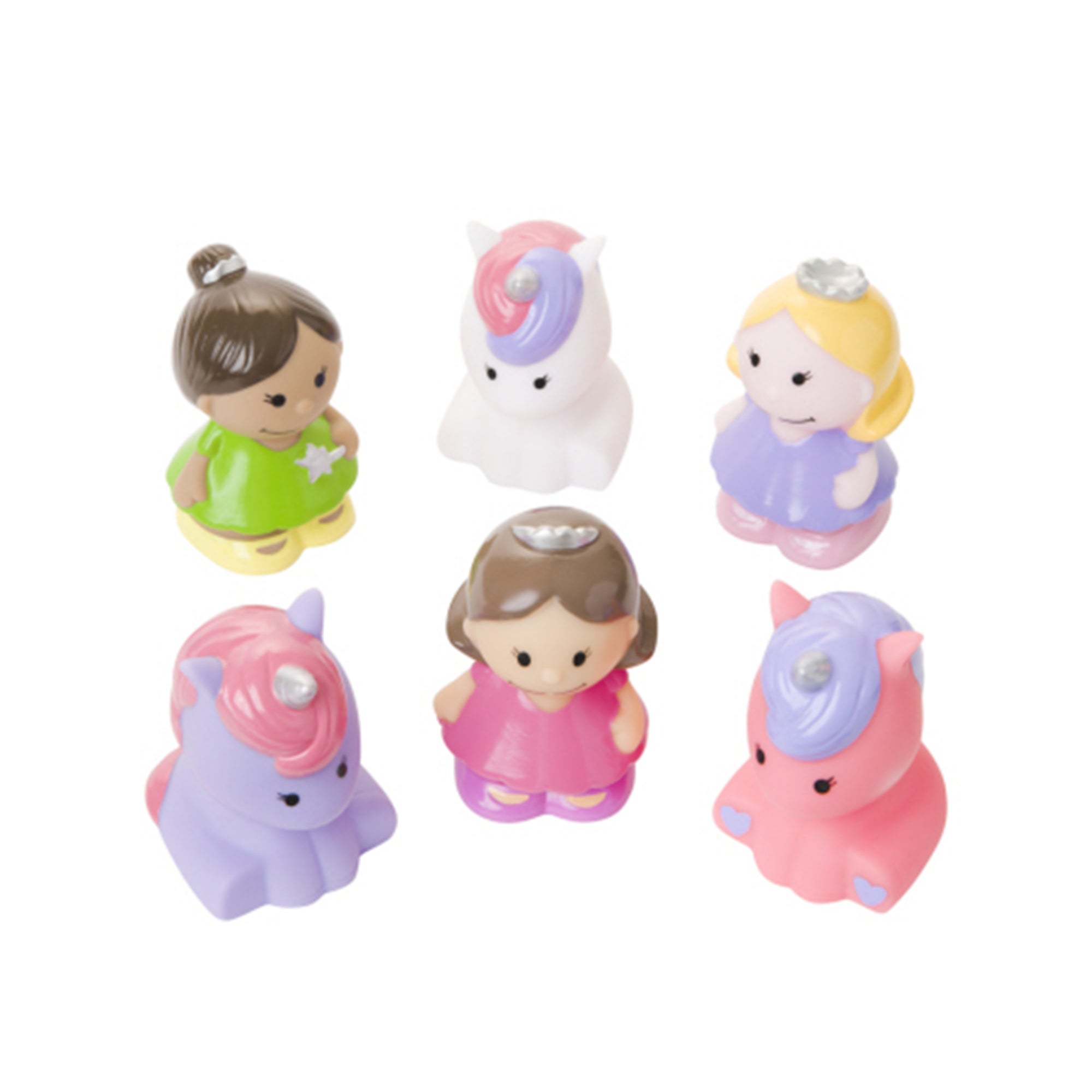Elegant Baby Bath Squirties Princess and Unicorn Tub Toys