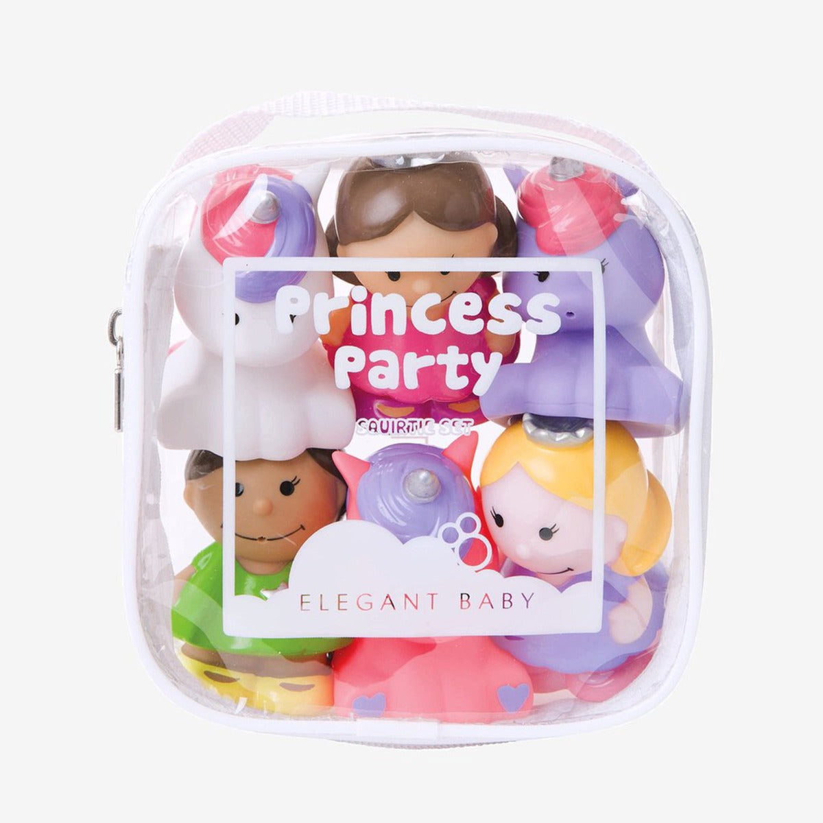 Elegant Baby Bath Squirties Princess and Unicorn Tub Toys