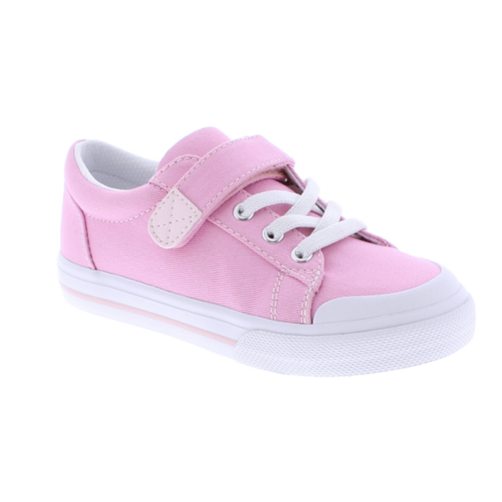 Footmates Jordan Bubblegum Pink Canvas Sneaker