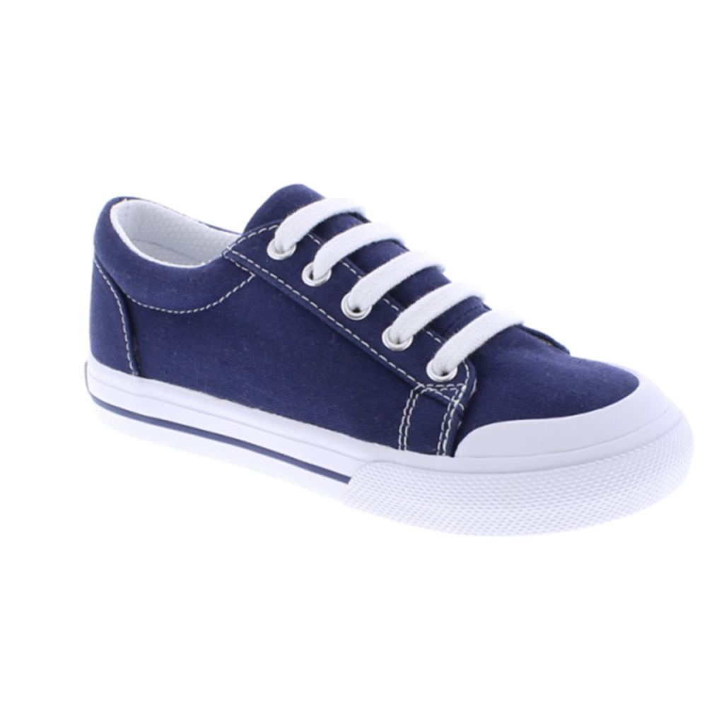 Footmates Taylor Navy Blue Canvas Sneaker
