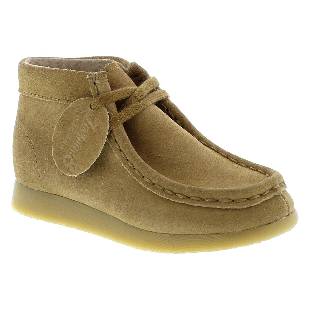 Footmates Wally Dirty Buck Boy's Wallabee Leather Ankle Boots