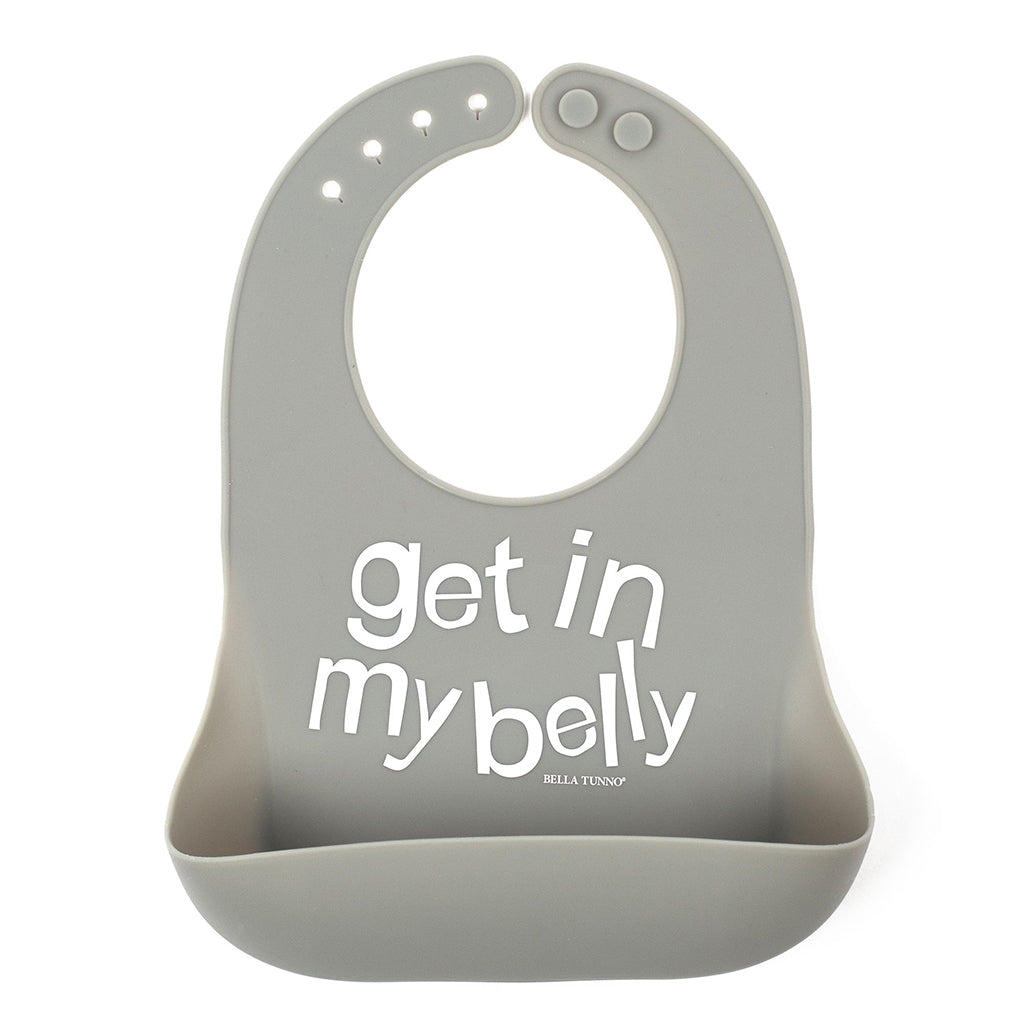 Bella Tunno Silicone Get In My Belly Baby Wonder Bib