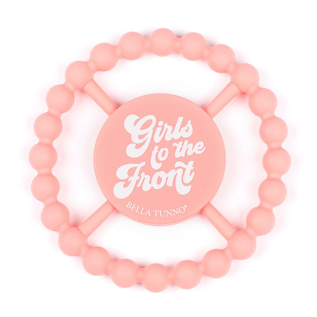 Bella Tunno Girls To The Front Happy Teether Teething Ring