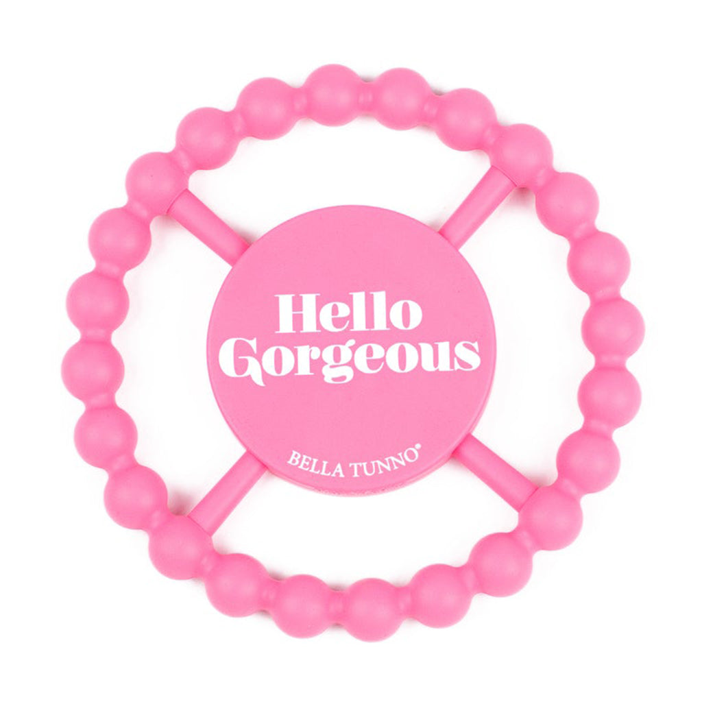 Bella Tunno Hello Gorgeous Happy Teether Teething Ring