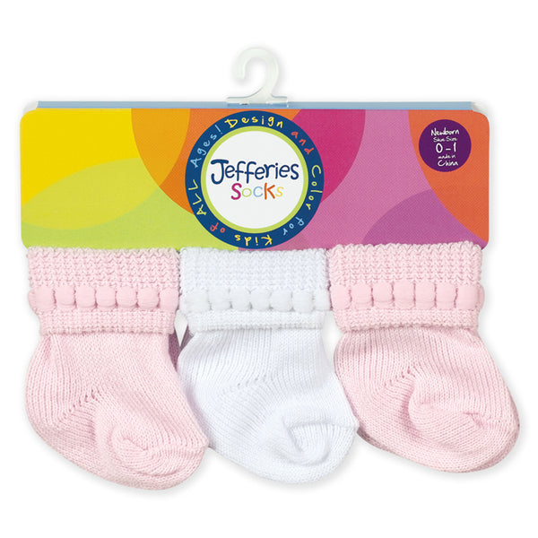 Jefferies Socks Classic Baby Socks 6-Pack - White – Mini Ruby