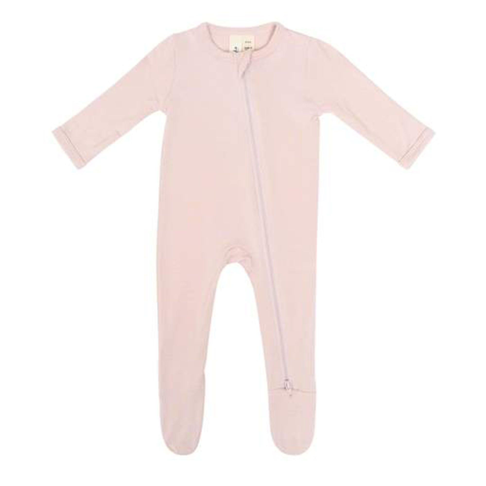 Kyte Baby Girl's Blush Pink Zippered Footie