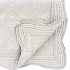 Heirloom Baby Quilt light gray