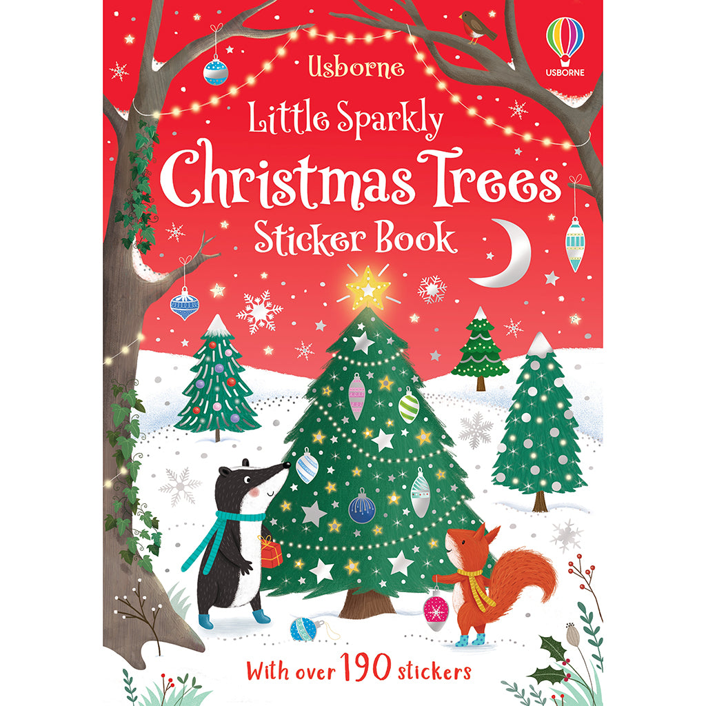 Little Sparkly Christmas Trees Children's Sticker Book