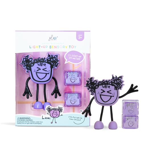 Glo Pals Lumi Purple Light Up Sensory Bath Toy
