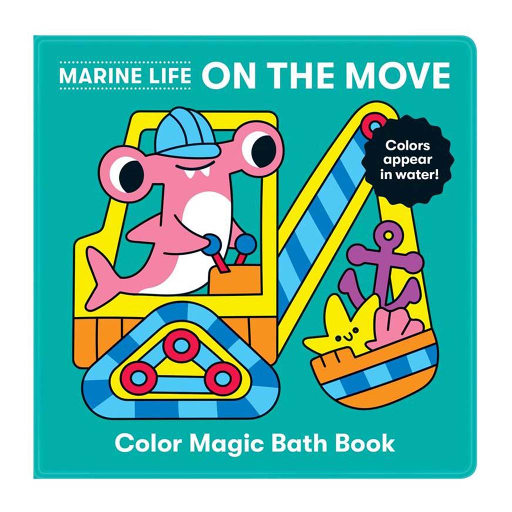 Marine Life On the Move Color Magic Bathtub Book