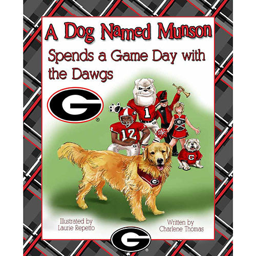 A Dog Named Munson Spends Game Day with the Dawgs - Madison-Drake Children's Boutique