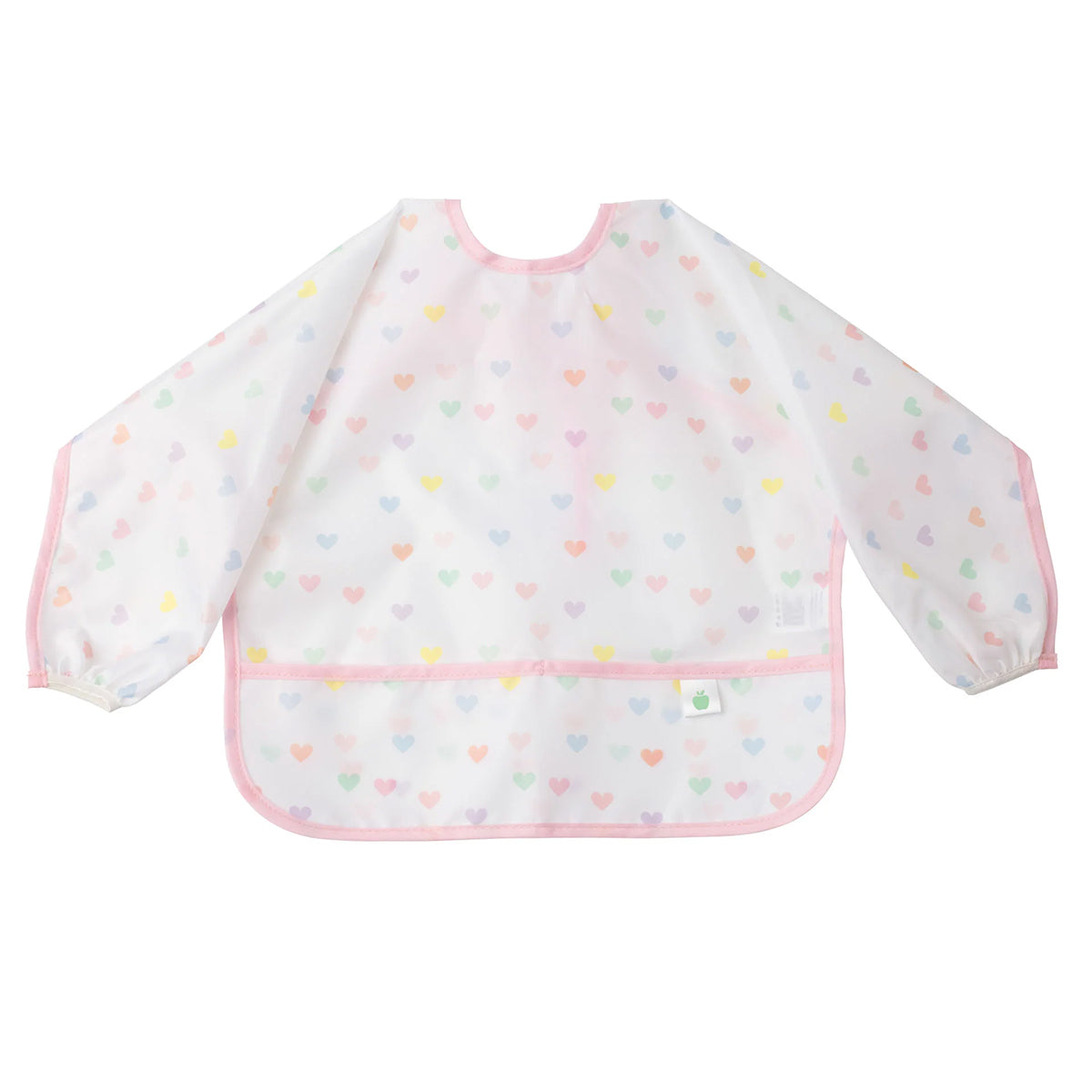 Apple of My Isla Hearts Print The Cover Everything Bib 