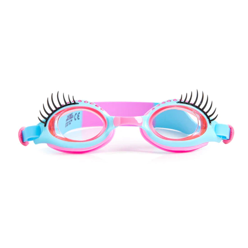 Bling2O Periwinkle Blue Glam Lash Toddler Girl Swim Goggles