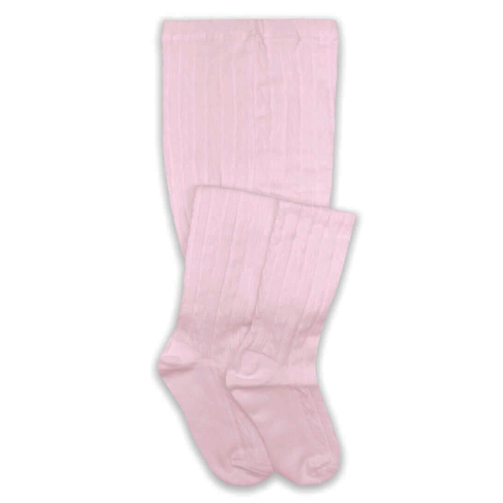 Light Pink Cable Knit Tights by Jefferies Socks