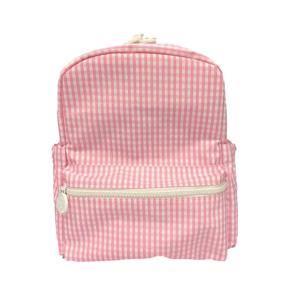 TRVL Design Mini Backer Pink Gingham Toddler Backpack 