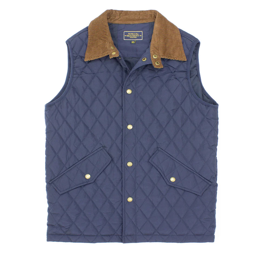 Properly Tied Toddler Boy's Navy Beaumont Vest