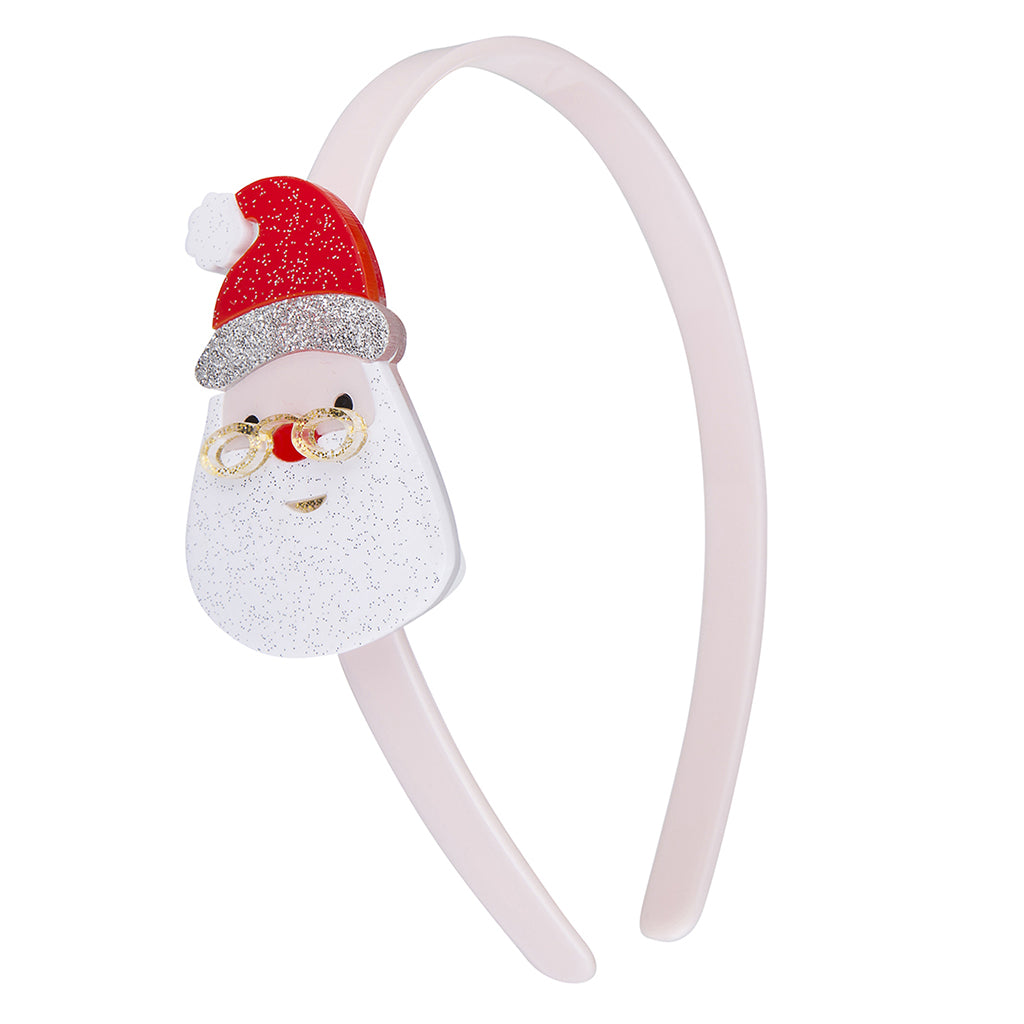 Santa Claus Acrylic Headband by Lilies & Roses