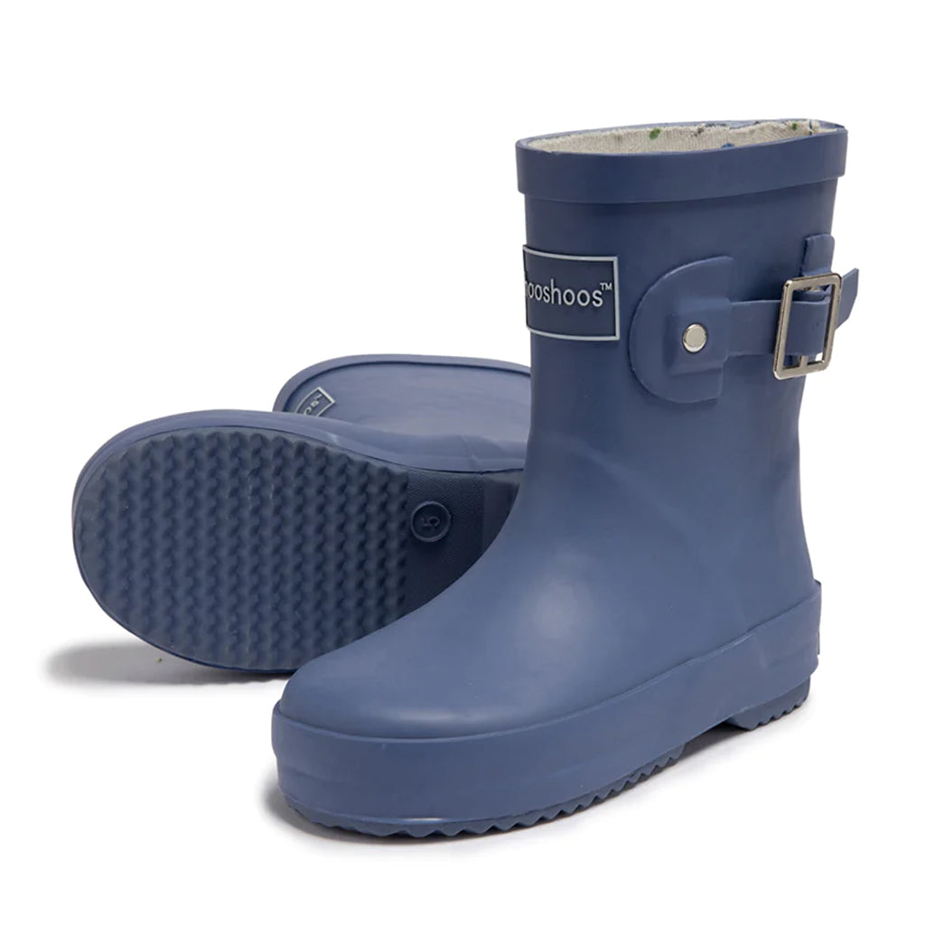 ShooShoos Navy Blue Northern Lights Rain Boots