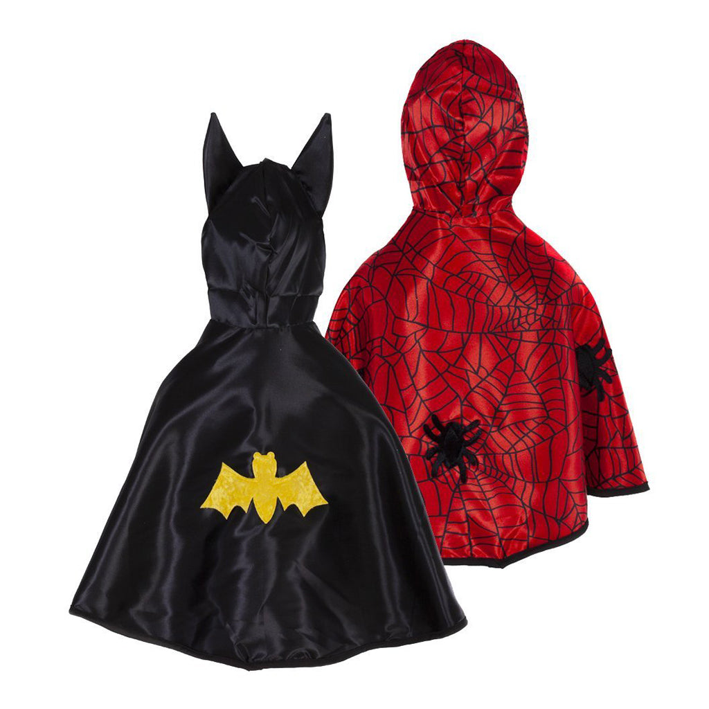 Reversible Spider / Bat Cape Toddler Dress Up Costume