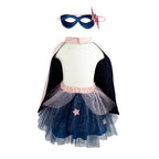 Great Pretenders Super Duper Girl Hero Tutu, Cape and Mask Set