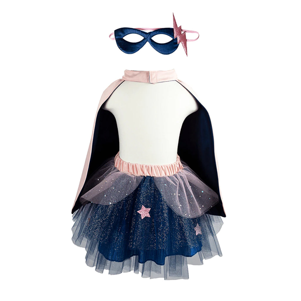 Great Pretenders Super Duper Girl Hero Tutu, Cape and Mask Set - Madison-Drake  Children's Boutique