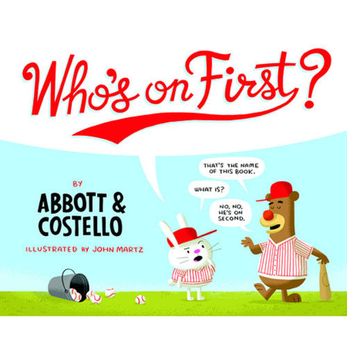 Who's On First Children's Book by Abbott and Costello - Madison-Drake Children's Boutique