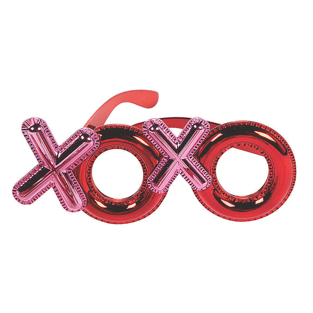 XOXO Child's Valentine's Day Metallic Glasses
