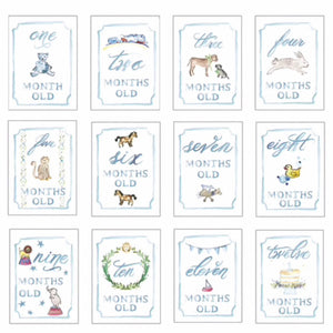 Month by Month Milestone Cards - Boy / Girl - Madison-Drake Children's Boutique